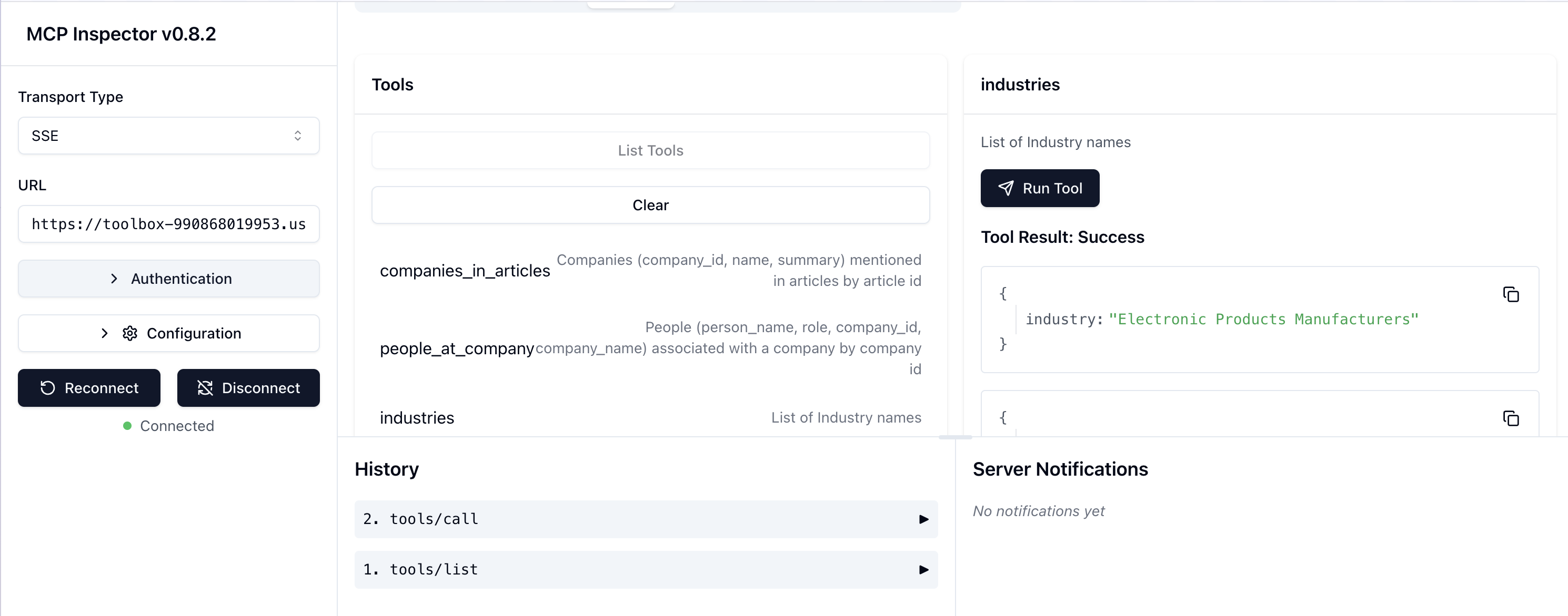 mcp inspector toolbox
